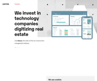 Anyon.com(PropTech Venture Capital Firm) Screenshot