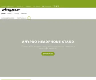 Anyproglobal.com(Anypro) Screenshot
