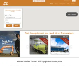 AnyQuip.com(AnyQuip) Screenshot
