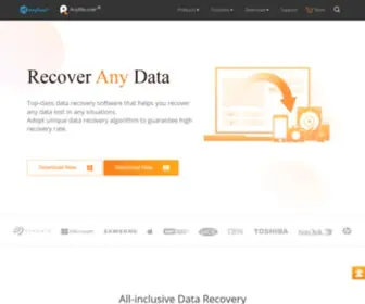 Anyrecover.com(Data Recovery Software Free Download) Screenshot