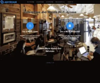 Anyroam.net(Hassle-Free and Secure Wi-Fi Access) Screenshot