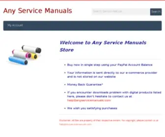 Anyservicemanuals.com(Any Service Manuals) Screenshot