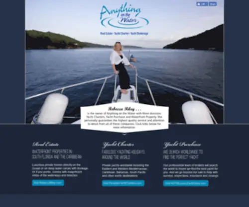 Anythingonthewater.com(Specializing in South Florida Real Estate) Screenshot