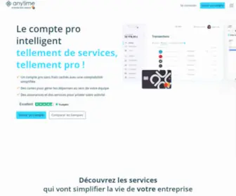 Anyti.me(Anytime ★ Bien plus qu'une banque) Screenshot