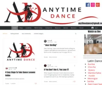 Anytimedance.com(Online Dance Classes) Screenshot