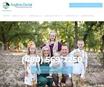 Anytimedentalchandler.com(Anytime Dental Chandler) Screenshot