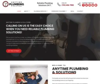 Anytimeplumbing.ca(Preferred Plumber in Collingwood) Screenshot