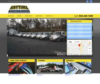 AnytimetowingVa.com(Towing & Roadside Service) Screenshot