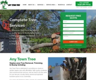 Anytowntree.com(Naples #1 Local Tree Service Company) Screenshot