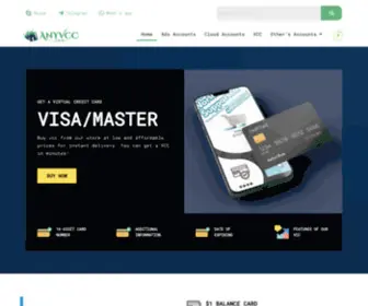 AnyvCC.com(Buy VCC with Balance) Screenshot
