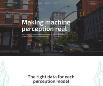 Anyverse.ai(Customizable synthetic data for perception training & testing) Screenshot