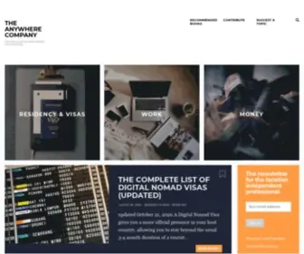 Anywherecompany.com(Passport & Company) Screenshot