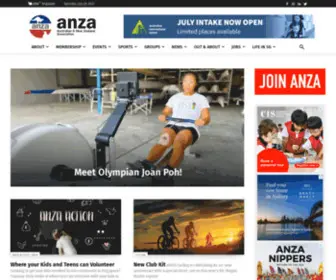 Anza.org.sg(ANZA » ANZA) Screenshot