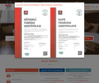 Anzachotels.com(Anzac Hotels) Screenshot