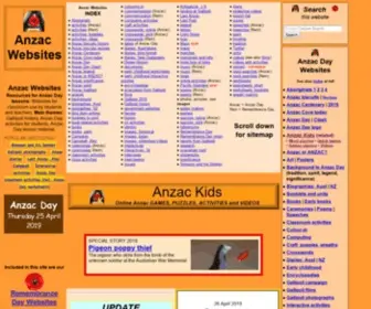 Anzacwebsites.com(Anzac Websites) Screenshot