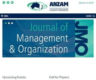 Anzam.org(Australian and New Zealand Academy of Management) Screenshot