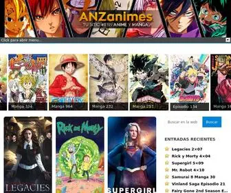 Anzanimes.com(Ver Anime y Manga Online Gratis) Screenshot