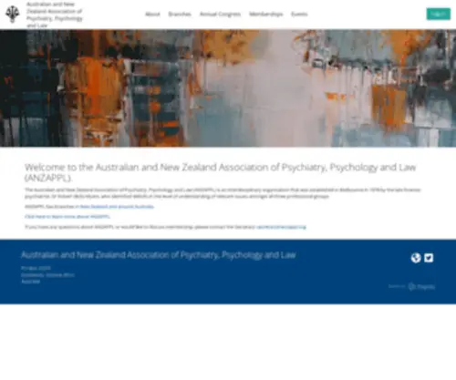 Anzappl.org(Australian and New Zealand Association of Psychiatry) Screenshot