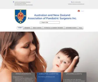 Anzaps.org(ANZAPS/Australian and New Zealand Association of Paediatric Surgeons Inc) Screenshot