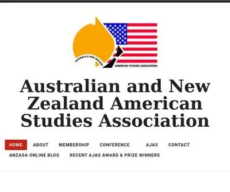 Anzasa.org(The homepage of the Australian and New Zealand American Studies Association. ANZASA) Screenshot