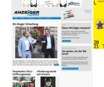 Anzeiger-Luzern.ch(Anzeiger Luzern) Screenshot