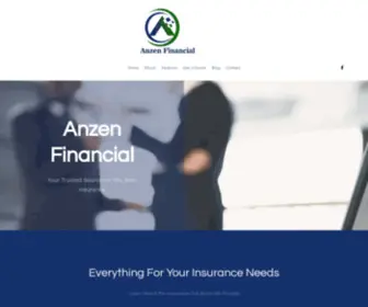 Anzenfinancial.com(Anzen Financial) Screenshot