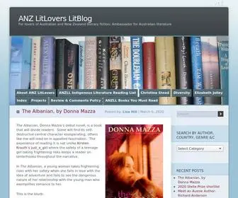 Anzlitlovers.com(ANZ LitLovers LitBlog) Screenshot