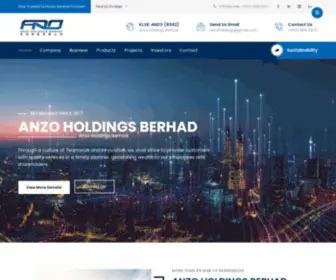 Anzo.com.my(Anzo Holdings Berhad) Screenshot