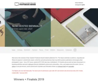 Anzphotobookaward.com(Australia & New Zealand Photo Book Award) Screenshot