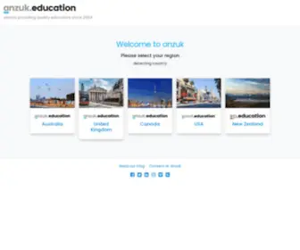Anzuk.education(Your global partner for education careers) Screenshot
