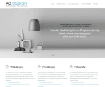 AO-Design.com(Webdesign und Internetagentur München) Screenshot