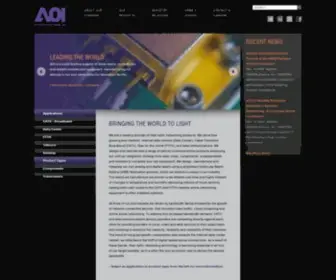 AO-INC.com(Applied Optoelectronics) Screenshot