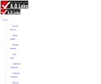 AO-Leko.com(Auto Oprema Leko) Screenshot