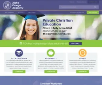 Aoacademy.com(Accredited Christian Online Academy) Screenshot