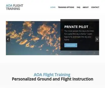 Aoaflight.com(Flight Training with Anissa Mohler) Screenshot