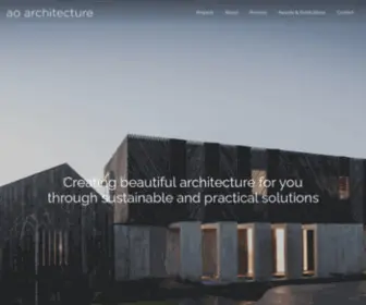 Aoarchitecture.co.nz(AO Architecture) Screenshot