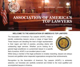 Aoatl.com(The Association of America's Top Lawyers (AOATL)) Screenshot