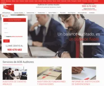 Aobauditores.com(Auditores de Cuentas en España) Screenshot