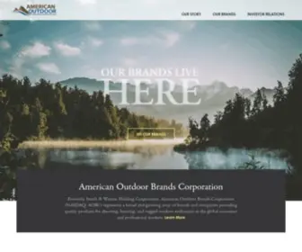 Aob.com(American Outdoor Brands) Screenshot