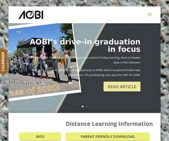 Aobihs.com(Academy of Building Industries High School) Screenshot