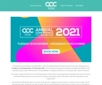 Aocannualconference.co.uk(AoC Annual Conference) Screenshot