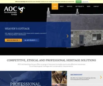 Aocarchaeology.com(AOC Archaeology Group) Screenshot