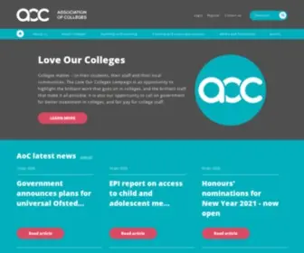 Aoc.co.uk(AoC Home) Screenshot