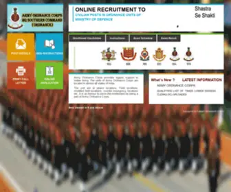 Aocrecruitment.gov.in(CIVILIAN GP) Screenshot