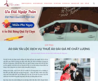 Aodaitailoc.com(Áo Dài Tài Lộc Dịch Vụ Cho Thuê Áo Dài Giá Rẻ) Screenshot