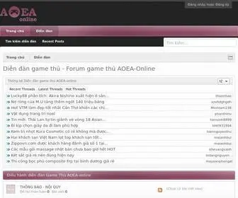 Aoea-Online.org(Di?n) Screenshot