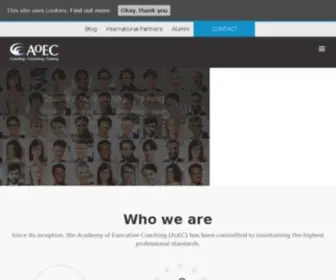 Aoec.com(Academy of Executive Coaching (AoEC)) Screenshot