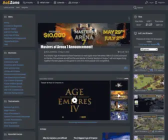 Aoezone.net(Age of Empires) Screenshot