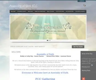 Aoffcc.com(Assembly Of Faith F.C.C.Pastors Bobby and Cathy Ray) Screenshot