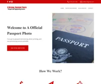 Aofficialpassportphoto.com(San Diego Passport Services) Screenshot
